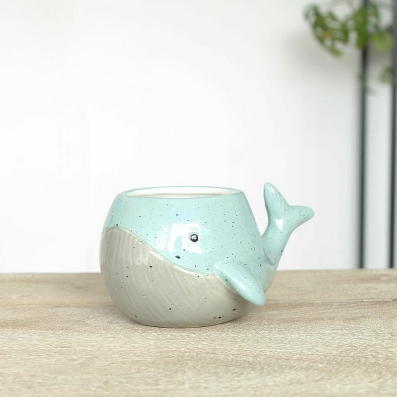 Tazza mug a forma di balena in ceramica